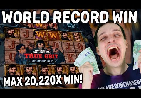 MY RECORD 🔥 MAX WIN – x20,220 TRUE GRIT REDEMPTION SLOT