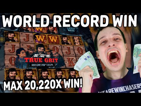 MY RECORD 🔥 MAX WIN – x20,220 TRUE GRIT REDEMPTION SLOT