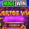 MEGA BIG WIN MUERTOS MULTIPLIER 🔥 SLOT EPIC MULTIPLIER FREE SPINS‼️ #shorts