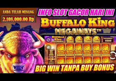 Live Slot Buffalo King Megaways Big Win Modal Kecil Jackpot 3 Juta !