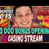 SLOTS LIVE 🔴 €3 000 BONUS OPENING at SOL! Casino Stream Big Wins with mrBigSpin