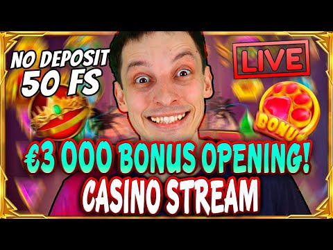 SLOTS LIVE 🔴 €3 000 BONUS OPENING at SOL! Casino Stream Big Wins with mrBigSpin