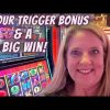 Four Trigger Bonus & A BIG Win!