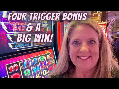 Four Trigger Bonus & A BIG Win!