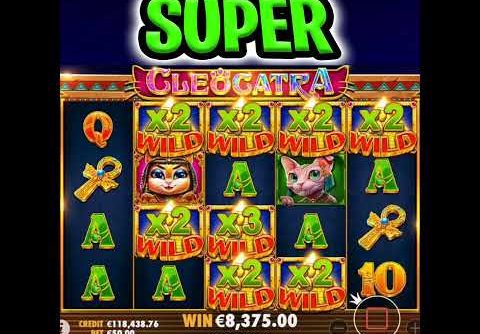 CLEOCATRA SLOT 🤑 BIG WIN AFTER BIG WINS €30 BET BONUS‼️ #shorts