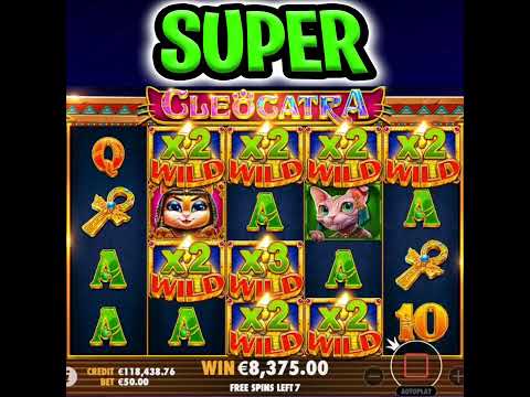 CLEOCATRA SLOT 🤑 BIG WIN AFTER BIG WINS €30 BET BONUS‼️ #shorts