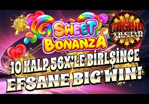 Sweet Bonanza | 10 TANE KALP 56X MUHTEŞEM BIG WIN | BIG WIN #sweetbonanzarekor #bigwin #slot