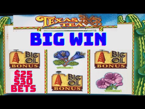 High Limit TEXAS TEA Slot Machine Bonus GREAT SESSION BIG WIN