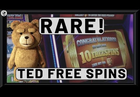 MEGA RARE DROP IN ON TED FREE SPINS! | Blueprint Ted Arcade Slot