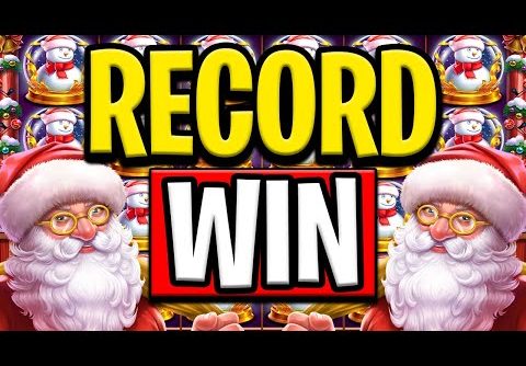 MY BIGGEST RECORD WIN 😮 SANTA’S GREAT GIFTS SLOT 🎁 €50.000 SUPER BONUS OMG‼️