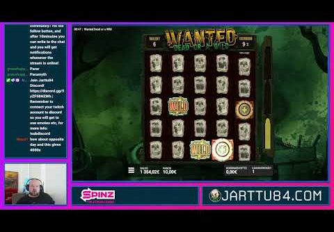 Dead Bonus!! Super Big Win From Wanted Dead Or A Wild Slot!!