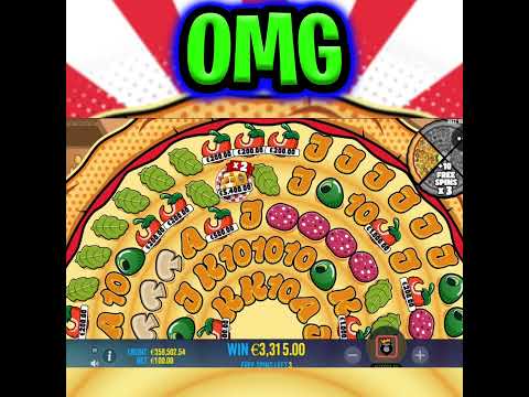 PIZZA PIZZA PIZZA 🔥 SLOT RARE GOLDEN COLLECTOR MEGA BIG WINS‼️ #shorts