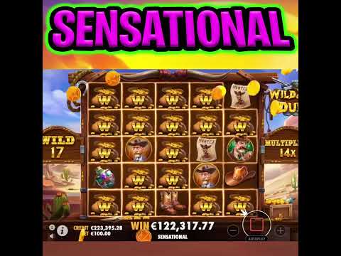 Wild West Duels 🔥 Super Big Win 🤑 Omg €100 Max Bet so Many Wilds‼️ #shorts