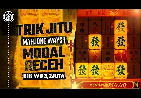 BIG WIN 😍✅ SLOT GACOR HARI INI || TRIK POLA MAHJONG WAYS 2 HARI INI || PG SOFT GACOR HARI INI