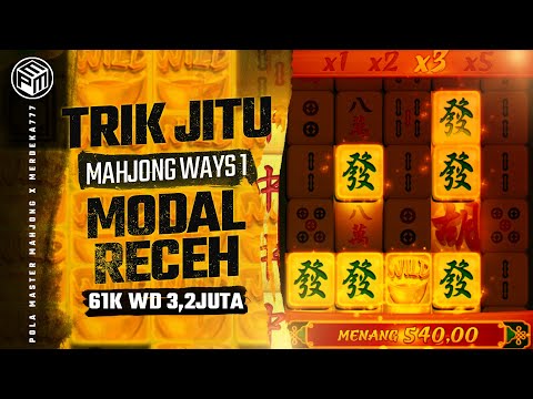 BIG WIN 😍✅ SLOT GACOR HARI INI || TRIK POLA MAHJONG WAYS 2 HARI INI || PG SOFT GACOR HARI INI