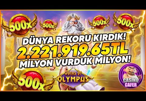 Gates Of Olympus | SLOT DÜNYA REKORU 2.5 MILYON VURDUK!