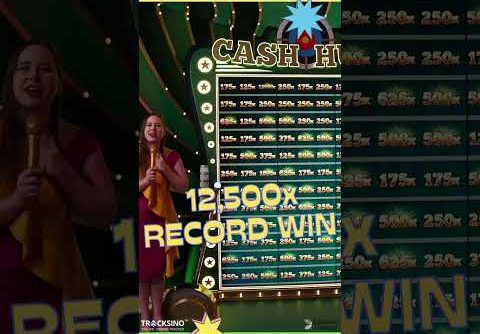 RECORD WIN 12,500X 🔥 Crazy Time 12,500X CASH HUNT!!! 😱🤑