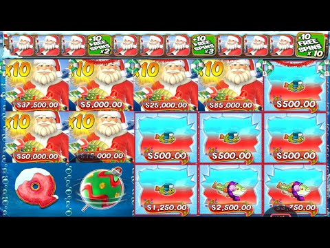 CHRISTMAS BIG BASS BONANZA – HIT 6 SANTA FISHERMAN with 10X MULTIPLIER BIG CASINO WIN SLOT ONLINE