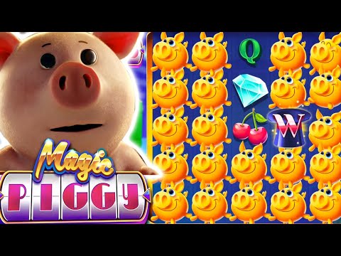 NEW MAGIC PIGGY SLOT 🐷 RECORD BIG WINS 🔥 €1.000 MAX BET SPINS‼️