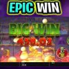 GENIE JACKPOTS SLOT 🔥 MEGA BIG WIN 🤑 €200 MAX BET OMG‼️ #shorts