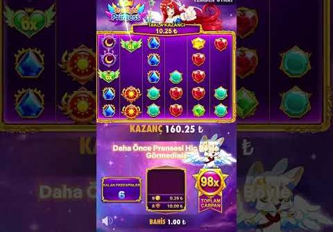 Böyle Ödemelerin Hastasıyız Prenses – Starlight Princess Big Win – #casino #slot #shorts