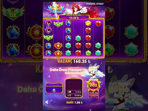 Böyle Ödemelerin Hastasıyız Prenses – Starlight Princess Big Win – #casino #slot #shorts