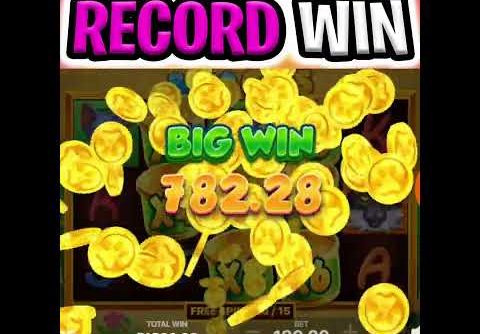 MY BIGGEST RECORD WIN 🤑 FOR THE NEW BOZO CATS SLOT 🔥 OMG MUST SEE‼️ #shorts