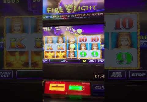 Big Win At Fire Light Slot Machine #slotmachine #slotmachines #slots #casino #bigwin