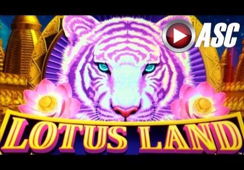 *BIG WIN!* LOTUS LAND (Konami) MULTIPLIERS, TIGERS, GATORS, MUSTANGS OH MY!!! Slot Machine Bonus