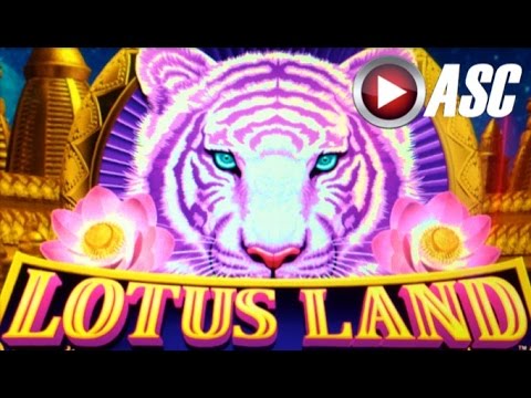 *BIG WIN!* LOTUS LAND (Konami) MULTIPLIERS, TIGERS, GATORS, MUSTANGS OH MY!!! Slot Machine Bonus