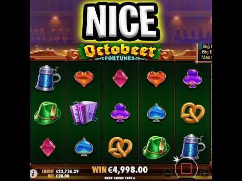 OCTOBEER SLOT MASSIVE JACKPOT 🤑 BIG WIN‼️ #shorts