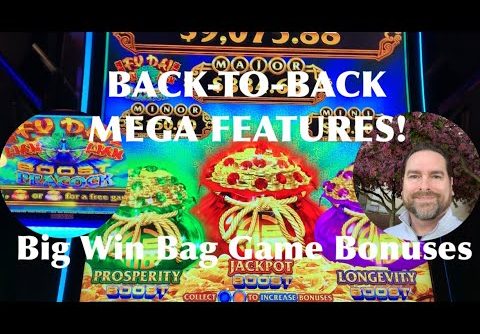 Boost Mega Features on Back-to-Back Spins on the Fu Dai Lian Lian Peacock Slot Machine! Big Wins!!!