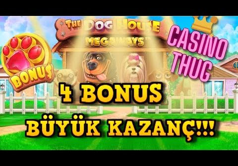 Dog House Megaways~4 Bonus Kasayı Uçurdu 😎 #doghouse #doghousemegaways #bigwin #slot