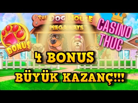 Dog House Megaways~4 Bonus Kasayı Uçurdu 😎 #doghouse #doghousemegaways #bigwin #slot