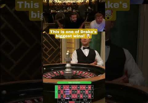 This is one of Drake’s biggest wins! 🤯 #drake #roulette #gambling