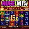 5 LIONS MEGAWAYS SLOT 🤑 MAX BET 🔥 MASSIVE BIG WINS OMG THIS IS EPIC‼️ #shorts