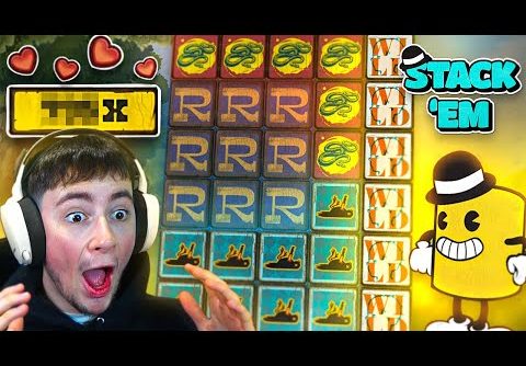 HUGE STACK EM SLOT WIN SAVES THE STREAM?! (BONUS HUNT OPENING)