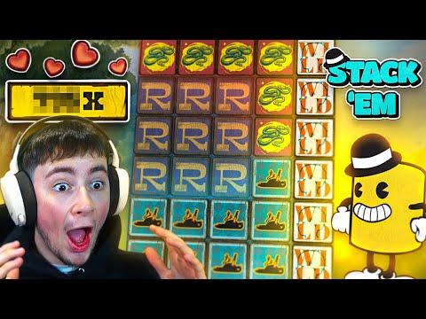 HUGE STACK EM SLOT WIN SAVES THE STREAM?! (BONUS HUNT OPENING)