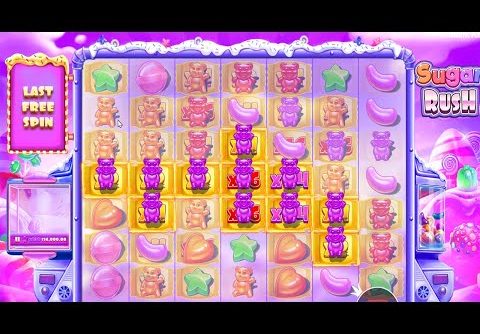 SUGAR RUSH – BONUS BUY HIT 11 PURPLE BEARS – BIG WIN CASINO SLOT ONLINE GAME