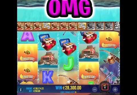 A LAST SPIN MIRACLE 😬 BIG BASS SPLASH SLOT 🔥 MEGA BIG WIN ON MAX BET OMG‼️ #shorts