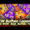 Buffalo Legends Edition Slot Machine – BIG WIN Free Spins Bonus in NEW Aristocrat Legends slot!