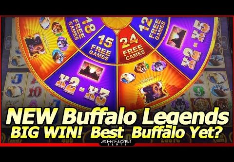 Buffalo Legends Edition Slot Machine – BIG WIN Free Spins Bonus in NEW Aristocrat Legends slot!