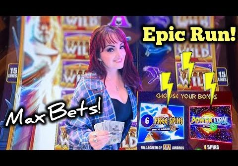 Zeus Slot Machine was on Fire!! Big Wins & Donuts! 🍩