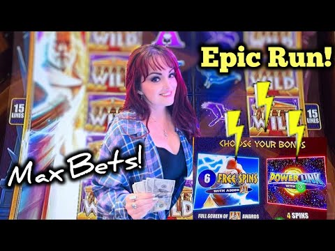 Zeus Slot Machine was on Fire!! Big Wins & Donuts! 🍩