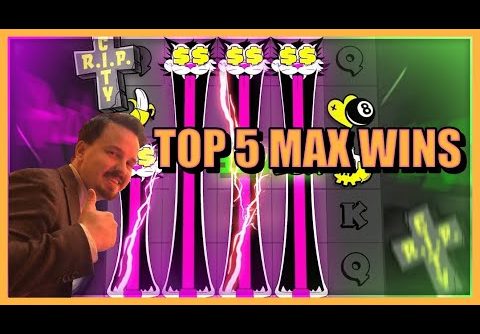RIP CITY SLOT / TOP 5 RECORD MAX WINS! STREAMING HIGHLIGHTS!