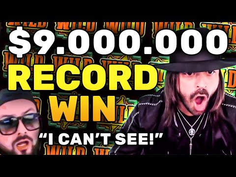 $9 MILLION WIN – BIGGEST EVER ON LIVE STREAM | WANTED DEAD OR A WILD