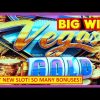 HOT NEW GAME! Big Win on Vegas Gold Slot – SO MANY BONUSES!