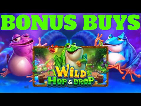 *5 BONUS BUYS* NEW SLOT WILD HOP & DROP BUT CAN WE GET A BIG WIN?