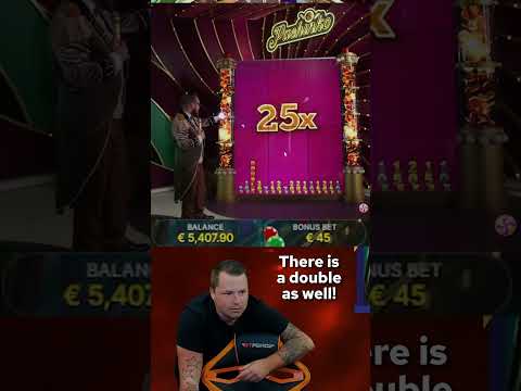 Crazy Time Big Win Pachinko With 25X Top Slot #shorts #casino #youtubeshorts