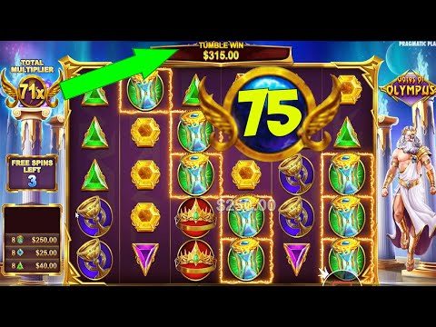 GATES OF OLYMPUS🔱HIT 75X MULTIPLIER – BONUS BUY BIG WIN CASINO SLOT ONLINE GAME BIG SYMBOL